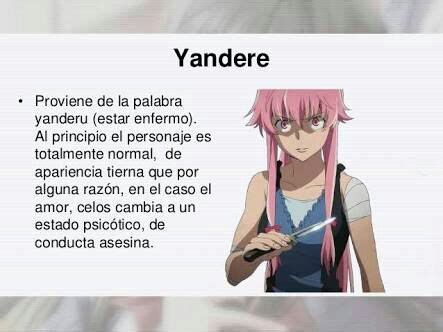 yandere significado